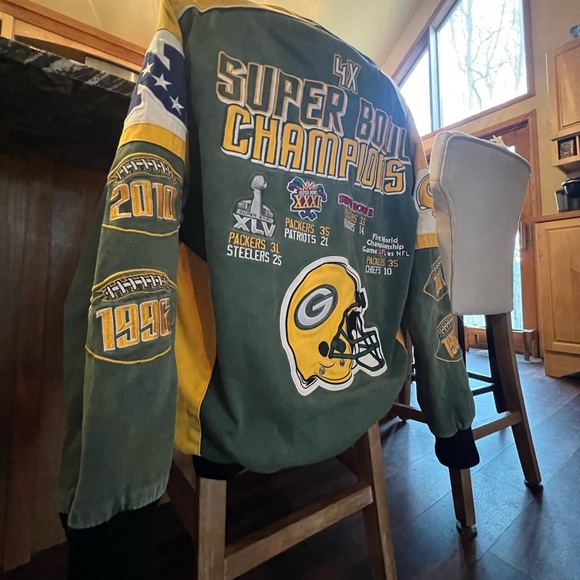 Vintage Green Bay Packers Super Bowl Jacket - Picture 5 of 6